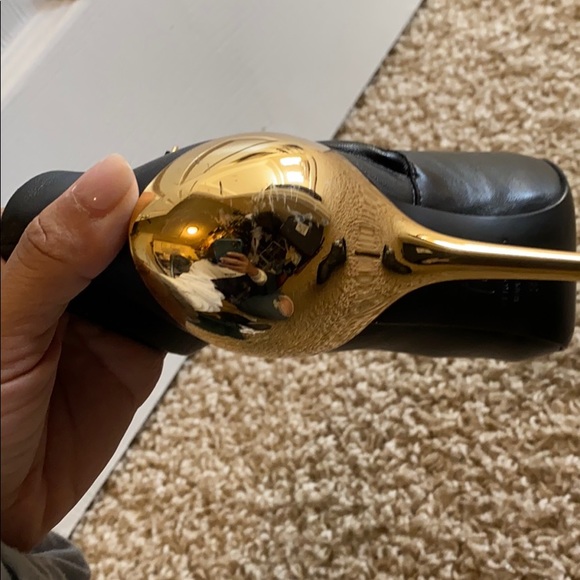 Giuseppe Zanotti black and gold heel boots - Picture 8 of 9